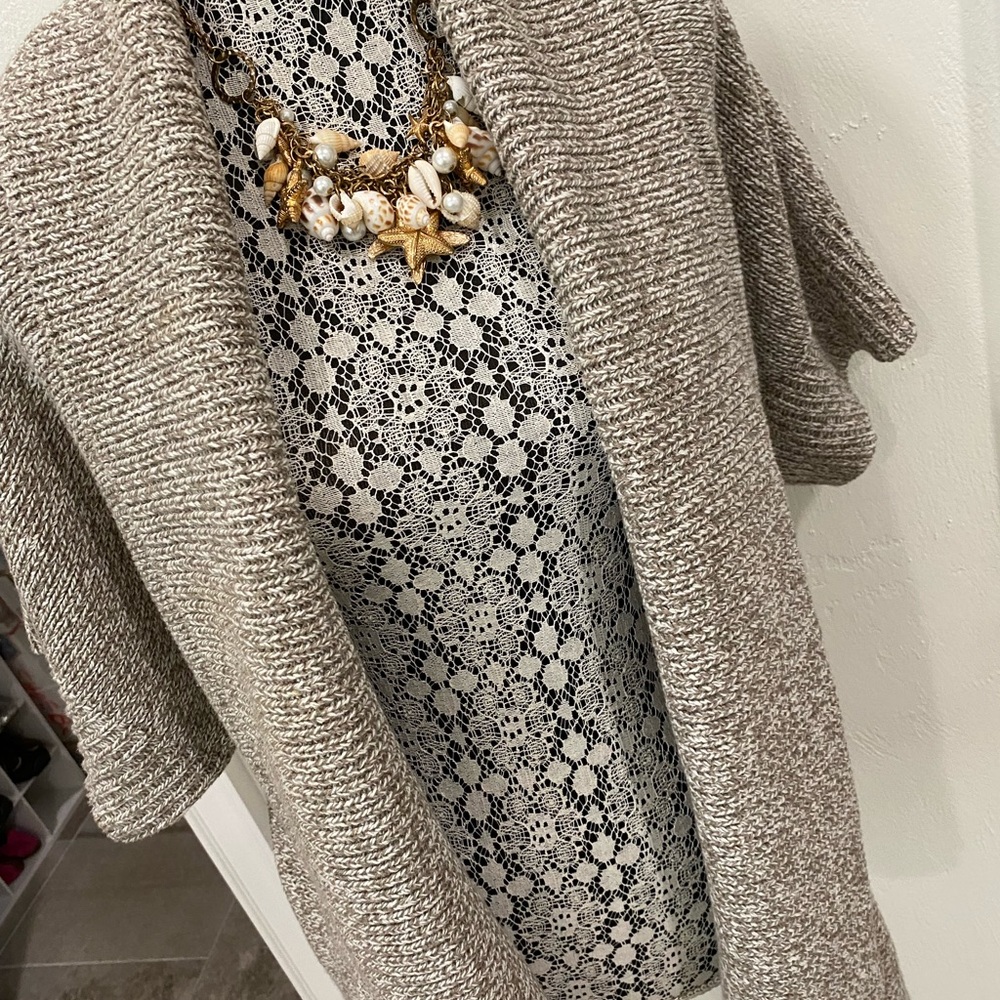 Cozy Open  Tan Cardigan